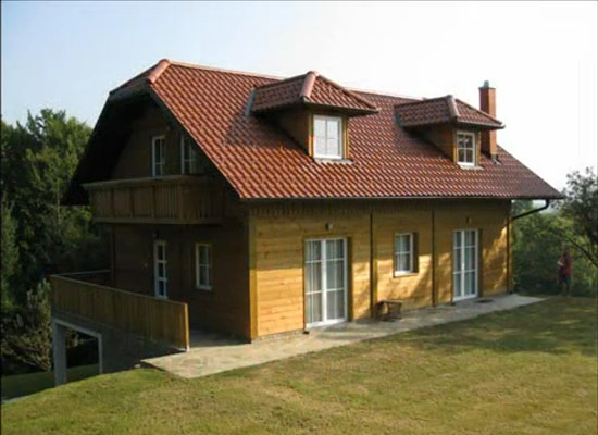 Lesena hiša zaščitena s Silvanolinom